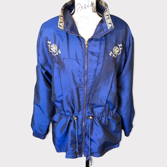 Vintage Lavon Jacket Coat Windbreaker | Embroidery | Size Large - Picture 2 of 8